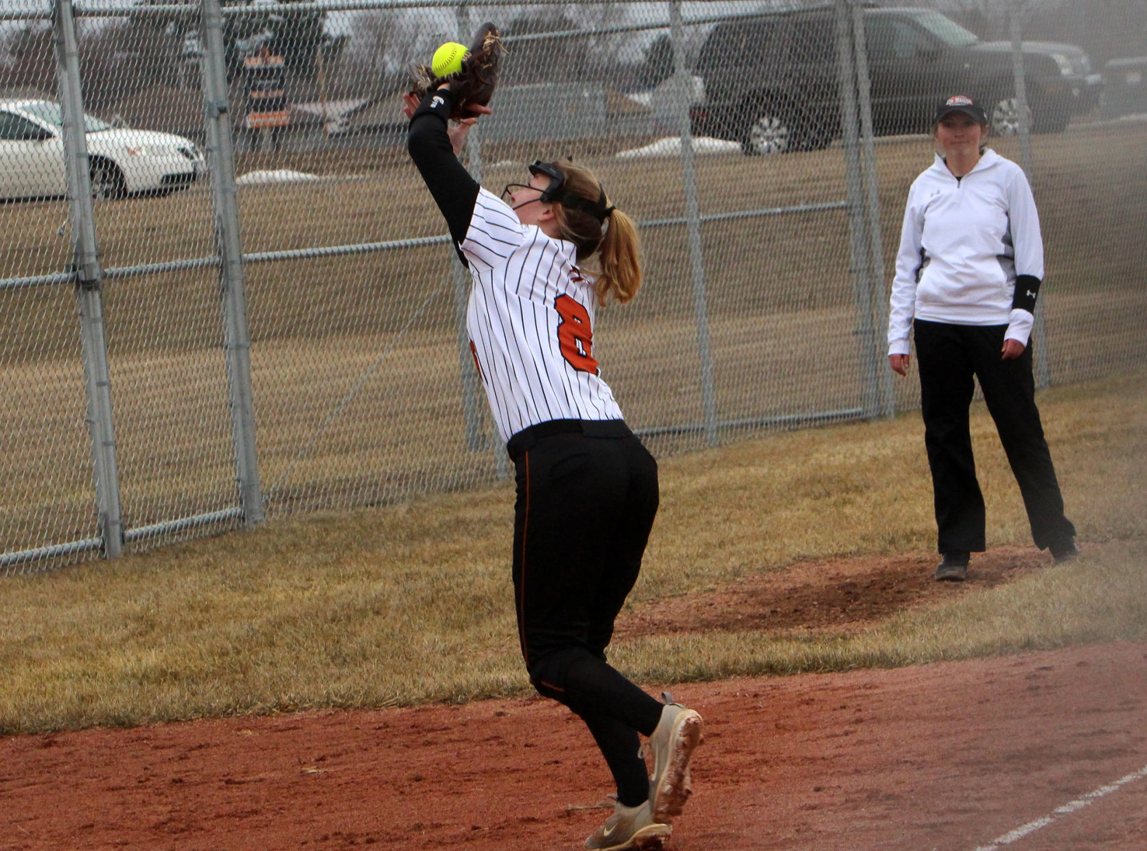 Elk Mound at Bloomer softball 4-4-19